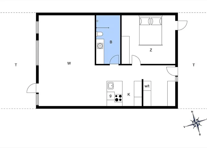 Апартаменты 0454-romo-nordre-havnevej-54 Havneby